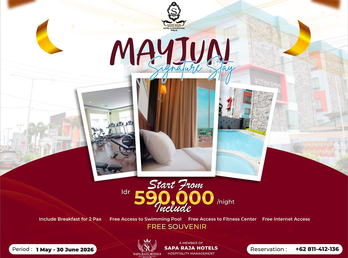 MayJun Signature Stay – Sutan Raja Hotel & Convention Palu | Saparaja ...